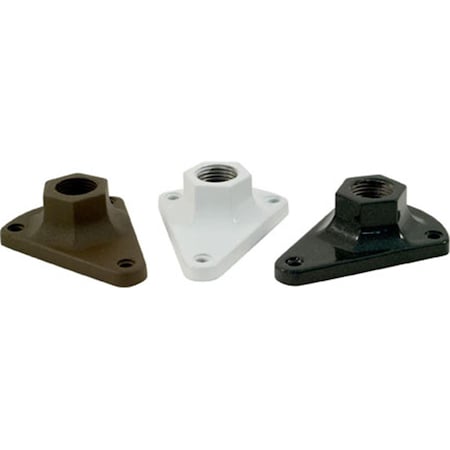 Intense Aluminum Female Surface Mounting Bracket, Bronze IN2563067